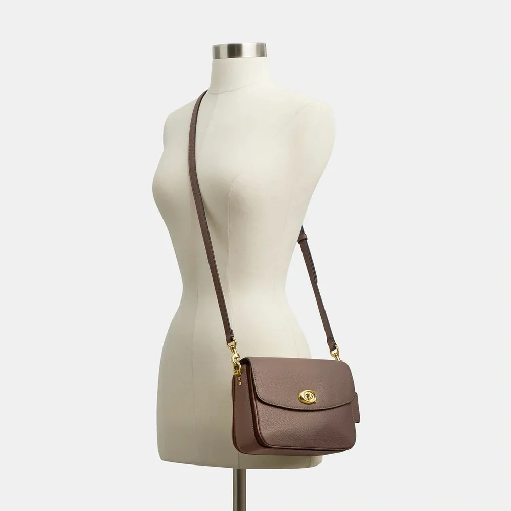 Coach Women’s Cassie 19 Leather Crossbody - Dark Stone - Picture 5 of 10